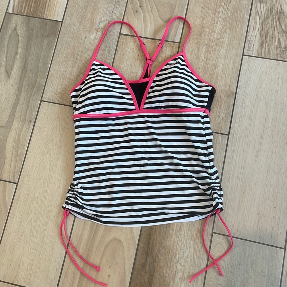 Reebok Pink and Black Bikini Swimwear